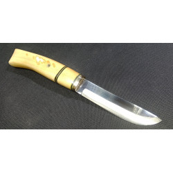 Couteau de Chasse type Puukko Inox et Amandier
