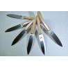 Lot de Couteaux de Table Design Artisanaux Bois et Inox